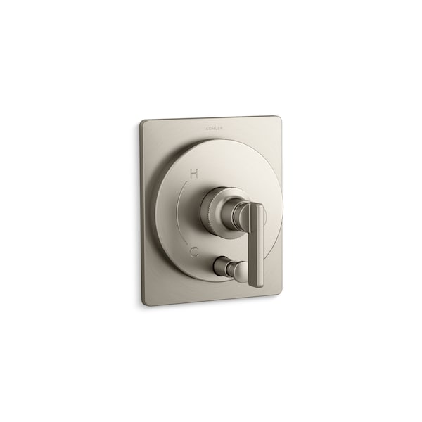 Rite-Temp Valve Trim With Push-Button Diverter in Vibrant Polished Nickel